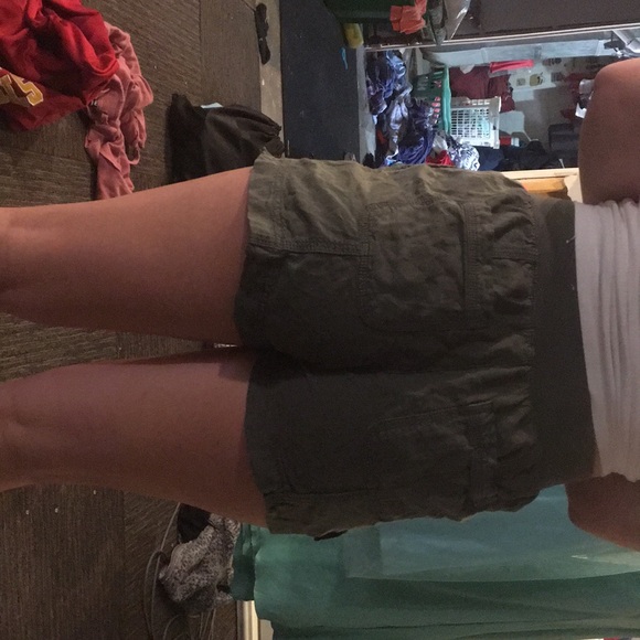 Comfy green Maurice’s short shorts - Picture 2 of 2